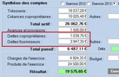 La fiche synthtique de la coproprit